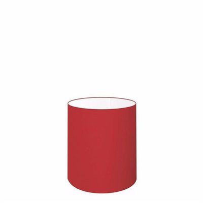 Cúpula Abajur E Luminária Cilíndrica Vivare Cp-7001 ø13x15cm - Bocal Nacional Bordo