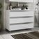 Gabinete Banheiro Rodinhas Joia 80cm 03 Gavetas Branco Inteiro