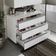 Gabinete Banheiro Rodinhas Joia 80cm 03 Gavetas Branco Inteiro