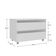 Gabinete Banheiro Rodinhas Joia 60cm 02 Gavetas Branco Inteiro
