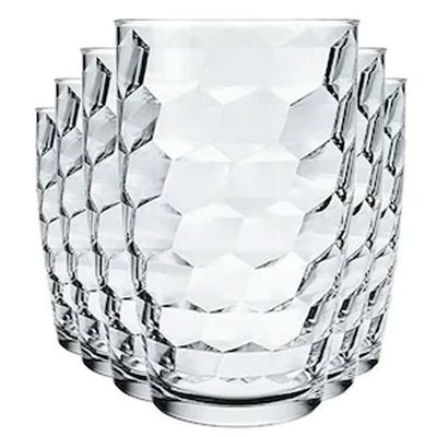 Conjunto de Copos Nadir Poema 300ml 6 Peças Transparente