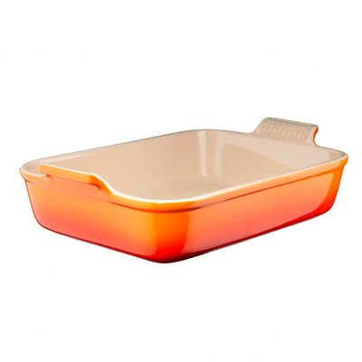 TRAVESSA RETANGULAR HERITAGE 26CM LE CREUSET AZUL MARSEILLE
