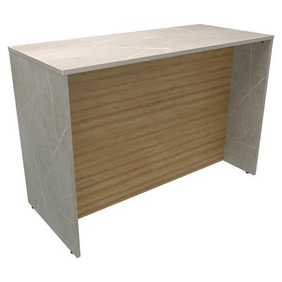 Cozinha Completa Bartira Cristal com 8 Portas, 5 Gavetas, 6 Prateleiras Lâmina de Mel/Azul Royal