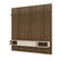 Painel Belluno Artely para TV de até 75 Polegadas com 1 Prateleira e 2 Nichos Pinho Ripado / off white