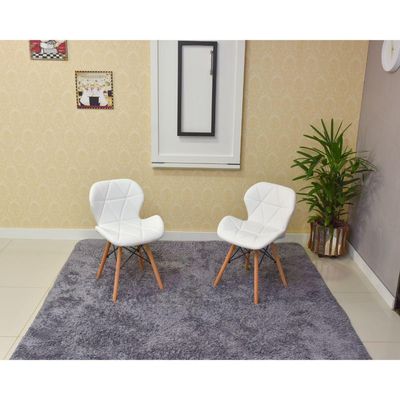 Conjunto Mesa Dobrável Branca e 2 Cadeiras Slim Branca
