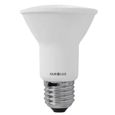 Lâmpada Superled Par20 Ip65a De 6 Watts E 3000k - 20098 - Ourolux Lâmpada Superled Par 20 6w Bivolt - 20098 - Ourolux