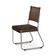 Mesa de Jantar Aço Nobre Claudia com Tampo Kanon e 6 Cadeiras Nogal/Chocolate/Marrom