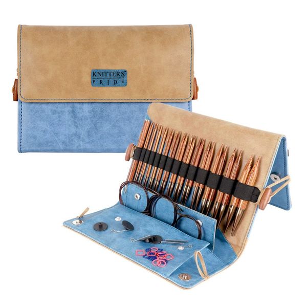 Kit de Agulhas para Tricô KnitPro Ginger Circulares 58 peças