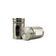 Kit 4 Saleiro Pimenteiro Porta Condimentos Em Vidro e Aço Inox Com Ajuste de Abertura Para Cozinha