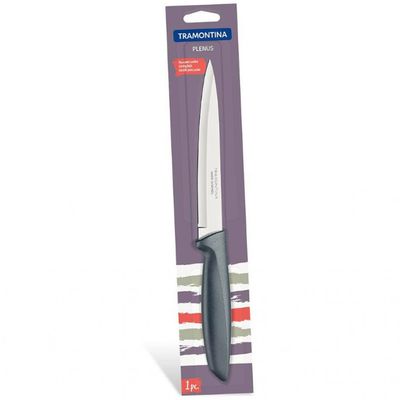 Faca 6 Utility Tramontina Plenus em Aço Inox Inox/Cinza