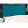 Cabeceira Cama 140 Cm Virgínia Suede Azul Tiffany E-frame