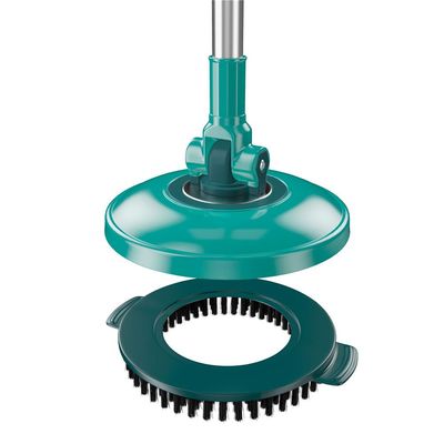 Mop Giratório 3 em 1 FlashLimp MOP8258 com Balde, Cabo Telescópico e 3 Tipos de Refis Verde água/Verde esmeralda/Inox