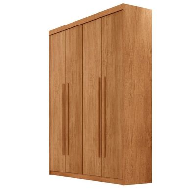 Guarda Roupa Solteiro Heros 4 Portas E 2 Gavetas Moderna Naturalle