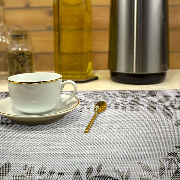 10 Jogo Americano Mesa Posta Luxo Restaurante St Folha bg