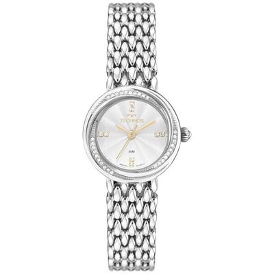 Relógio Technos Feminino Mini Joia Prata - 2035nbk-1k