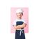 Avental Infantil Rosa Azul Vermelho Amarelo Crianças Kids 5un