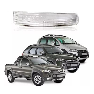 Lente Do Pisca Seta Retrovisor Fiat Idea Strada Pálio Adventure Par