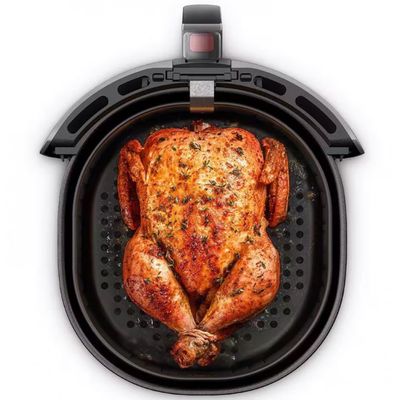 Fritadeira Elétrica Sem Óleo Air Fryer Electrolux Family Efficient EAF50 5L + Cafeteira Elétrica Efficiente ECM10 15 Xícaras Preto/Granite / 220V