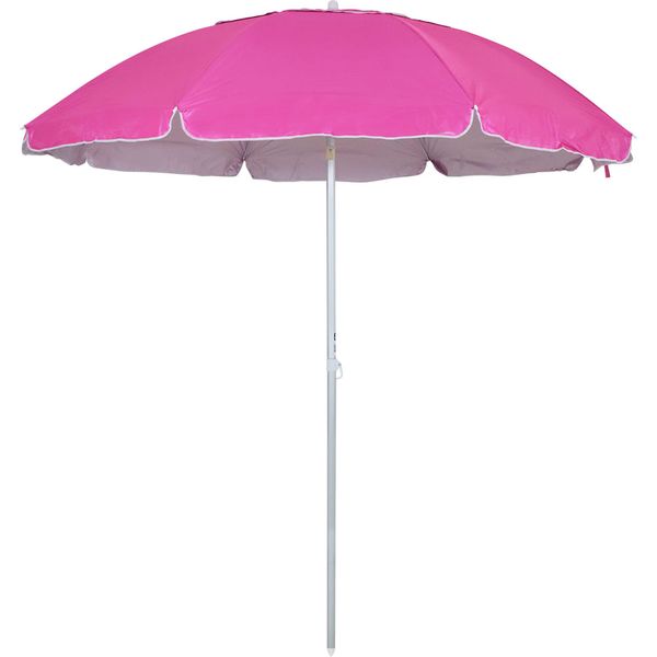 Guarda-Sol Articulado Capri 2,40m em Poliéster Cores Sortidas Bel 2,40m