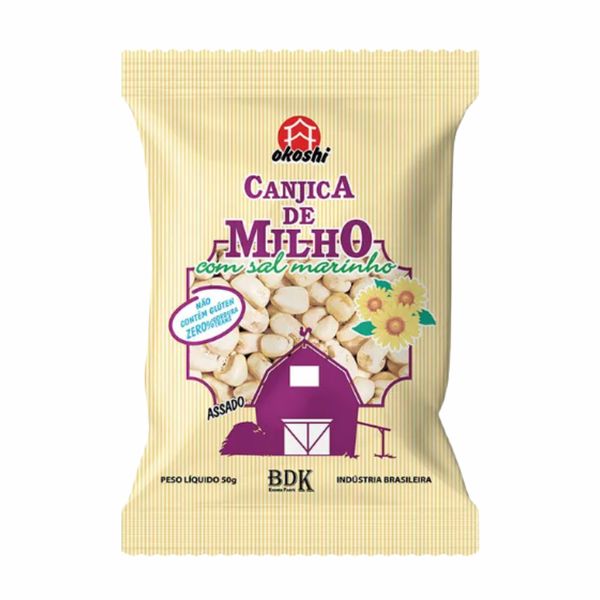 Canjica de Milho com Sal Marinho Okoshi 50g