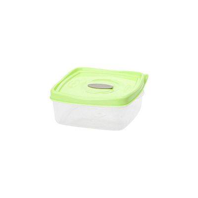 Pote Retangular 600ml Plasvale Verde