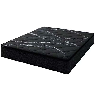 Colchão Queen Size New Itália D26 Molas Ensacadas e Pillow Top Umaflex + Base Box Itaflex Universal com Baú Preto/Granite