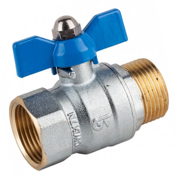 Válvula Esfera 1/2 Mxf Borboleta Pn 25 Bar Válvula Esfera 1/2 Mxf Borboleta Pn 25 Bar