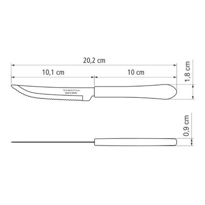 Kit 48 Peças Faqueiro Jogo de Talheres Inox Leme Tramontina