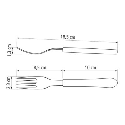 Kit 48 Peças Faqueiro Jogo de Talheres Inox Leme Tramontina