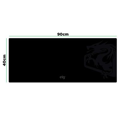 MPMXL - Mousepad Gamer ELG Merak, Speed, Extra Large, 900X400, 3mm, Preto