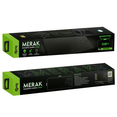 MPMXL - Mousepad Gamer ELG Merak, Speed, Extra Large, 900X400, 3mm, Preto