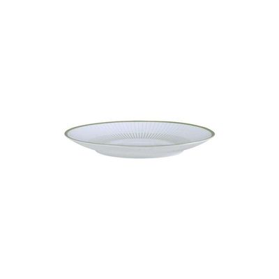 Prato Sobremesa Tramontina Lineare 19cm Em Porcelana Decorada