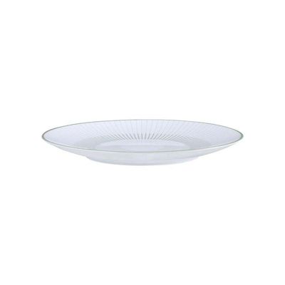 Prato Raso Tramontina Lineare 25cm Em Porcelana Decorada