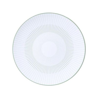 Prato Raso Tramontina Lineare 25cm Em Porcelana Decorada