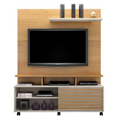 Estante Home P/Tv 60" Valdemóveis Cinamomo/Off White