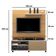 Estante Home P/Tv 60" Valdemóveis Cinamomo/Off White