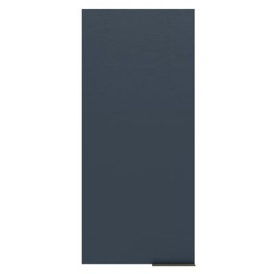 Armário Aéreo Bartira Cristal com 1 Porta, 2 Prateleiras e 40cm de largura - Lâmina Mel/Azul Royal Lâmina de Mel/Azul Royal