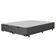 Colchão Queen Size New Itália D26 Molas Ensacadas e Pillow Top Umaflex + Base Box Itaflex Universal com Baú Preto/Granite