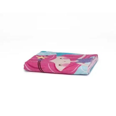 Toalha Banho Infantil Felpudo 70x115cm Dohler Mini Mermaid