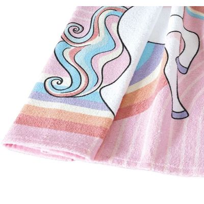 Toalha Banho Infantil Felpudo 70x115cm Dohler Mini Mermaid