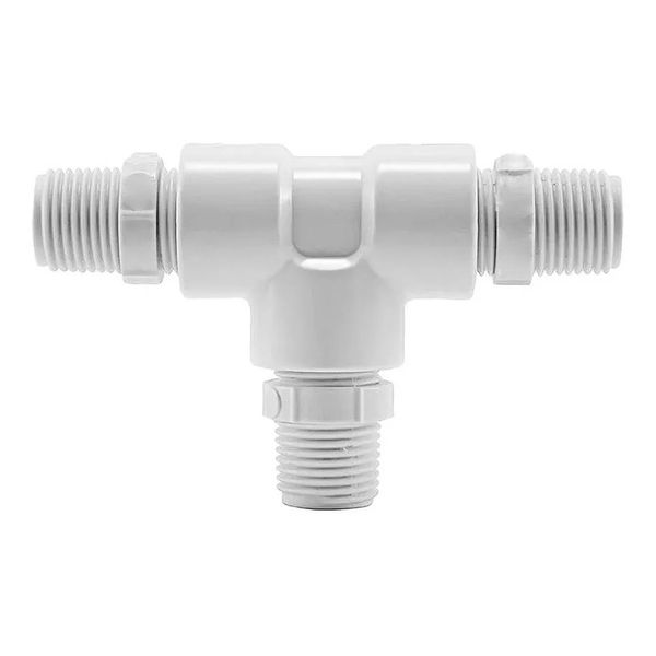 Adaptador Conector Te Para Torneira Monocomando Em Abs 1/2 Adaptador Conector Te Para Torneira Monocomando Em Abs 1/2