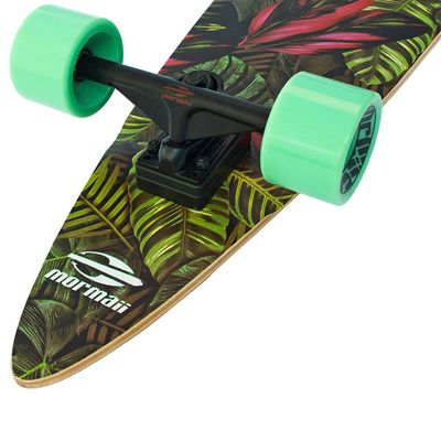 Skate Longboard Mormaii Folhas Bel Único / Verde