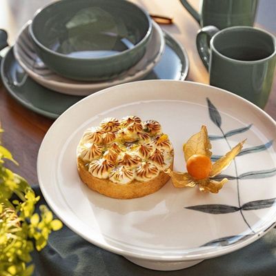 Aparelho De Jantar 30 Peças Flat Samambaia Oxford