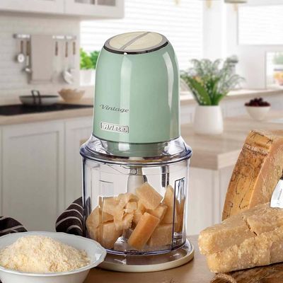 Processador de alimentos Ariete 438 Vintage verde 2 velocidades 400w 600ml 220 volts