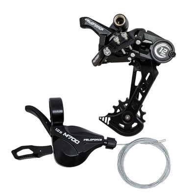 TRANSMISSÃO 1X12V VELOFORCE CAMBIO TRÁS ALAVANCA COM CABO