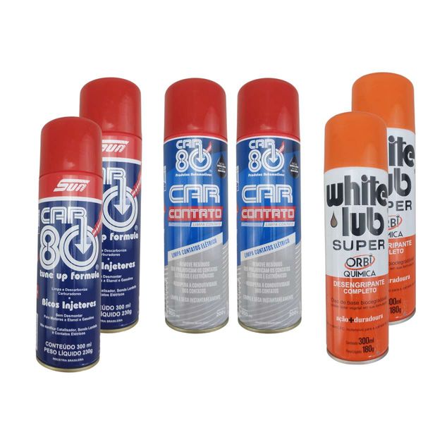Desengripante Limpa Contato Descarbonizante TBI Car 80