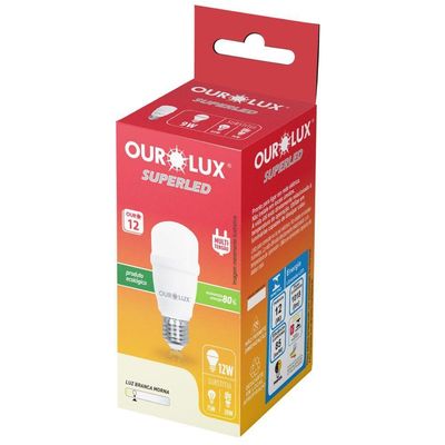 Lâmpada Superled Mini T 12w 6500k Bivolt - 20785 - Ourolux Lampada Superled Mini T 12w 6500k Bivolt - 20785 - Ourolux