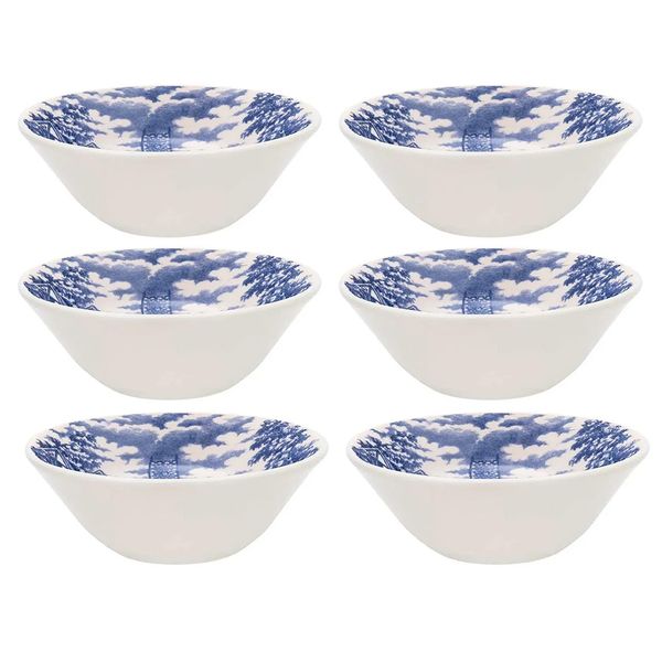 Tigela Conic Cerâmica Estampa Cena Inglesa 15,5cm 6un - Biona R91246 Tigela Conic Cerâmica Estampa Cena Inglesa 15,5cm 6un - Biona R91246