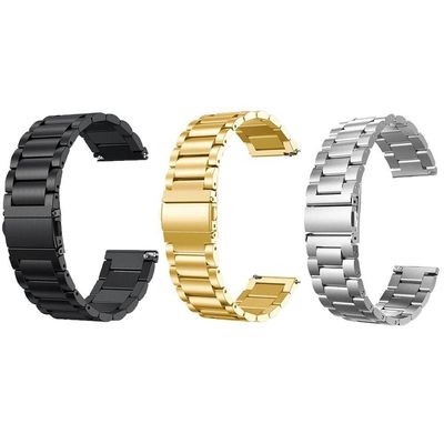 Pulseiras Smartwatch Inox Kit 3 Uni Relogio Inteligente Espo