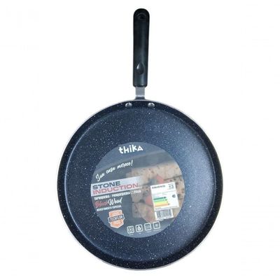 Frigideira Tapioqueira Panquequeira Com Indução 26cm Preta